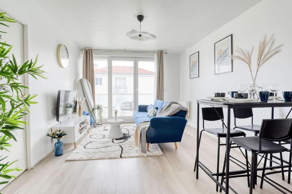 Le Majestic Blue - Metro 8/Hopital Henri Mondor Creteil Luaran gambar